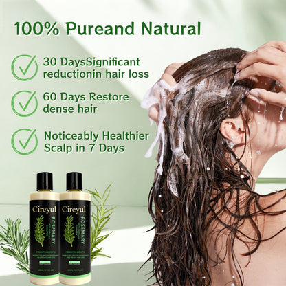 Rosemary Biotin Shampoo - Volumizing, Sulfate-Free, for Thinning, Dry, Damaged Hair, Vegan, Color-Safe, , Suitable for both men and women